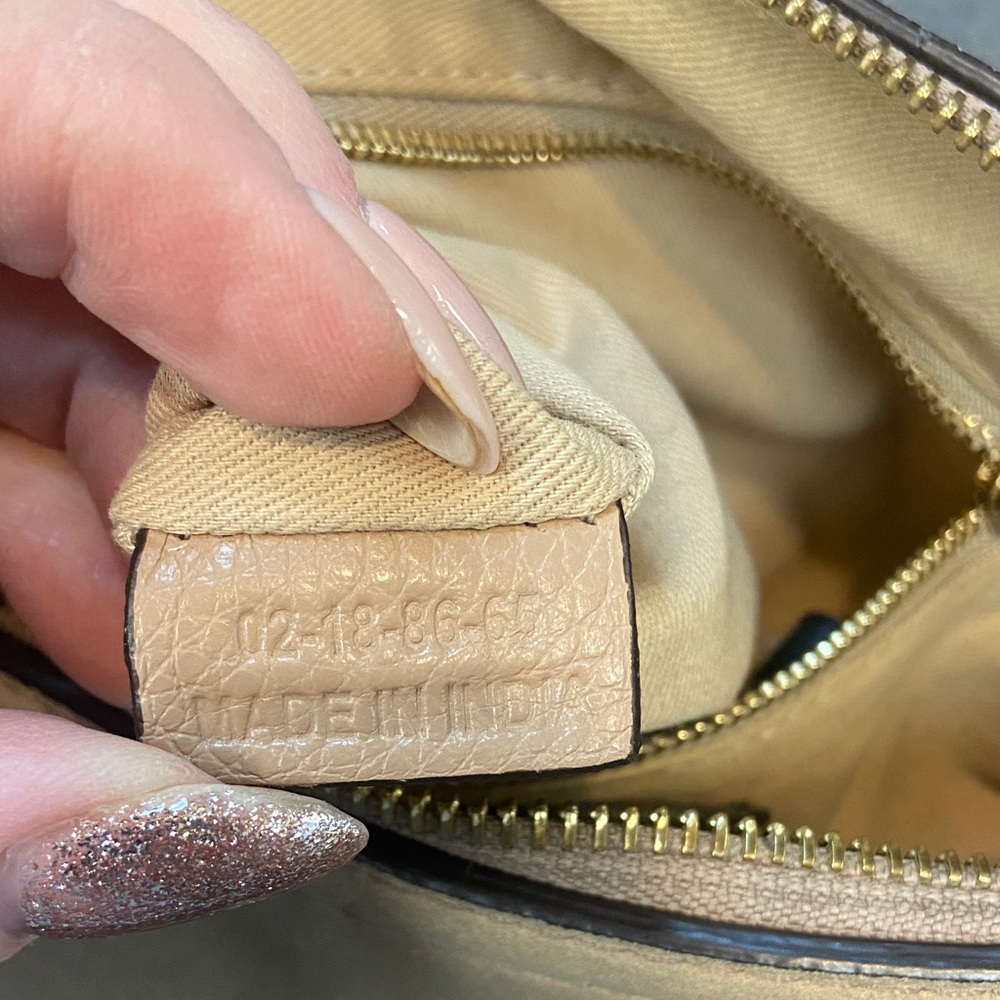 See By Chloé Tan Suede & Leather Shoulder Bag with Braided Ring - Picture 7 of 9